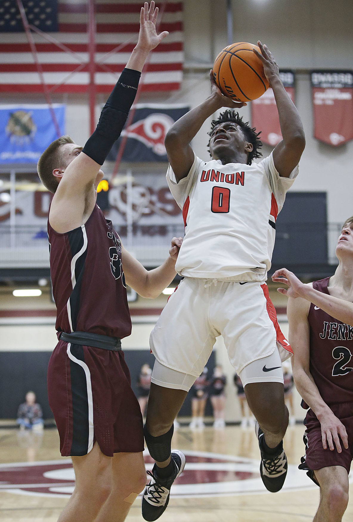 UNION v JENKS BASKEBALL